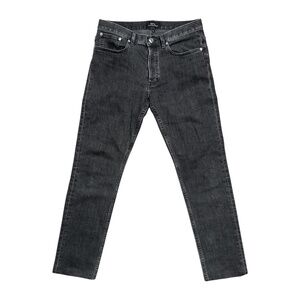 APC Petit New Standard Black Gray Slim Fit Mid Rise Denim Jeans Mens 29